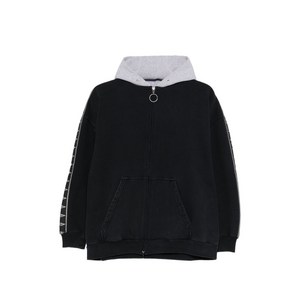 발렌시아가 후드 집업 스웨트셔츠, 블랙계열+그레이계열, Standard L(KR 110)