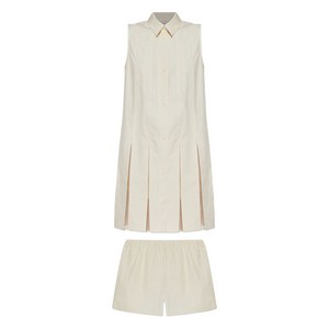 몽클레르 코튼 미니 드레스, 화이트계열, Italy 40(KR 44)