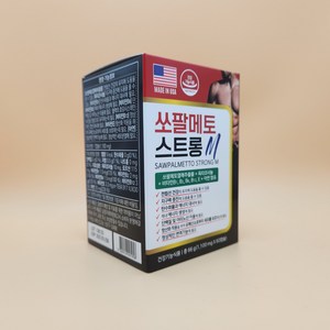 마더스 쏘팔메토 스트롱M 1100mg, 1개, 60정