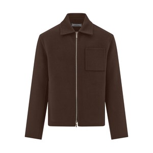 페라가모 패치 포켓 지퍼 재킷