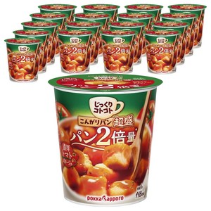 포카삿포로 천천히 끓여낸 노릇노릇한 빵 양이 많고 진한 토마토 포타주 컵, 200ml, 18개