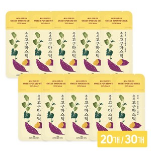 한울푸드 NEW 촉촉 고구마스틱, 20g, 20개