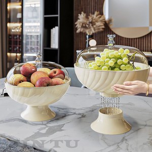 JINTU다용도 물빠짐 과일 트레이, 그린, 24.5CM, 1세트