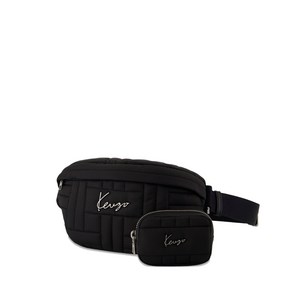 겐조 퀼팅 로고 벨트 백