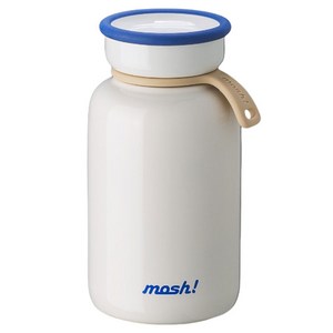 모슈 라떼 스타일 시리즈 보온병, 화이트, 330ml, 1개