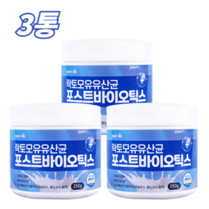 모유 유래 유산균 프롤린 가루 분말 락토바실러스 가세리 프리미엄 가성비 HACCP 치스코, 250g, 3개