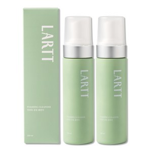 라르트 모공 딥클린 약알칼리성 지성 폼클렌징, 2개, 200ml