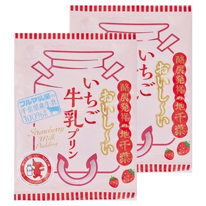 Fujimasa Foods 맛있는 딸기우유 푸딩 7개입, 147g, 2개