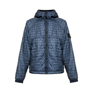 스톤 아일랜드 4100023 로고 패치 퀼팅 재킷, 블루계열, Standard M(KR 95)