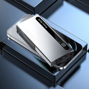 보조 배터리 66W 초고속 충전 30000mAh 대용량 초슬림 휴대용 소형 경량