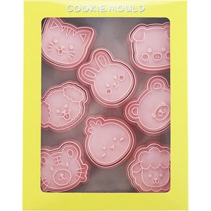 Mian Xiao Xin 비스킷 몰드 베이킹 쿠키스탬프 세트 MX001