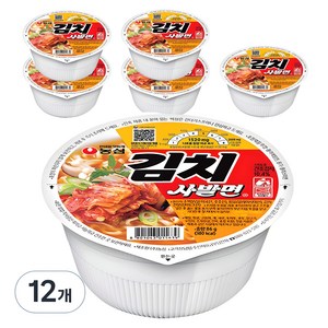 김치사발면 소컵 86g, 12개