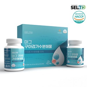 [유통기한임박] 셀스 마그 구아검 가수 분해물, 1박스, 180정