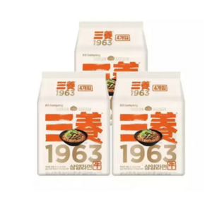 삼양 1963 라면 131g, 12개, (4 X 12개 X 1박스)