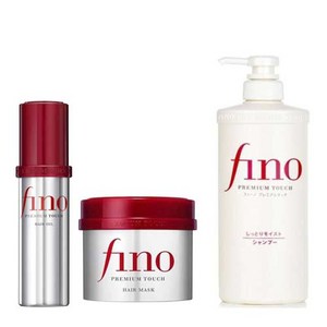피노 프리미엄 터치 모이스트 샴푸 550ml + 헤어 마스크 230g + 헤어 오일 70ml 세트