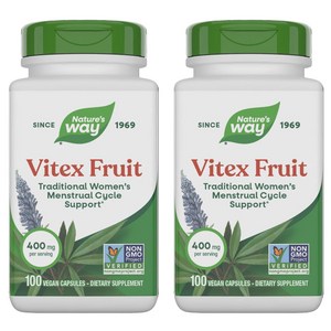 네이쳐스웨이 바이텍스 프루트 400mg 베지테리안 캡슐, 100정, 2개