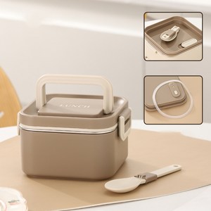 NIUFLY 304 스텐 도시락통 전자레인지 직장인 보온 도시락통 1단 2단 3단