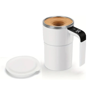 DIGIPIC 자동 회전식 LED 운도표시 커피컵 토네이도 커피머그 쉐이컵