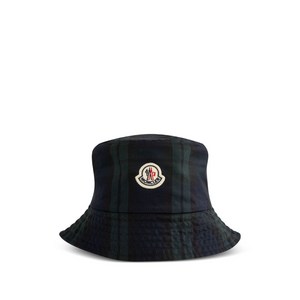 몽클레르 리버서블 버킷 햇, M(KR 600), 블루계열+그린계열
