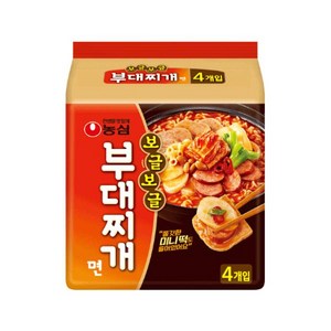 농심 보글보글 부대찌개면, 4개