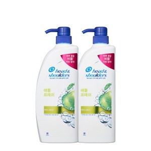 헤드앤숄더 두피 토탈 솔루션 애플 프레쉬 샴푸, 850ml, 2개