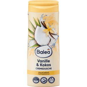 독일 디엠 Balea 발레아 바닐라 및 코코넛 샤워 크림 300ml, 1개