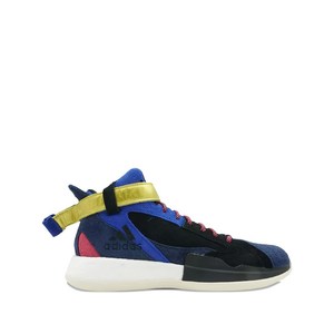 아디다스 포스터라이즈 스니커즈, US men 12.5(KR 305), 블루계열+옐로우계열