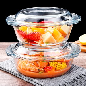 Qiaokao 유리 전자레인지 용기