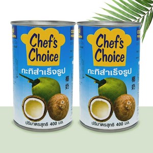 태국 코코넛밀크 쉐프 초이스 NUOC COT DUA THAI, 400ml, 2개