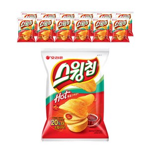 오리온 스윙칩 볶음고추장맛, 60g, 20개