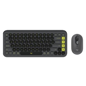 로지텍 팝 아이콘 콤보 무선 블루투스 키보드 + 마우스 세트