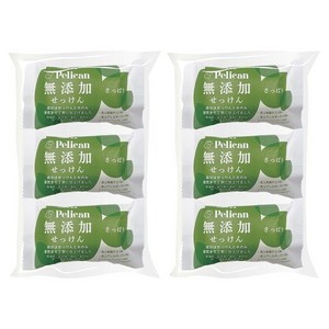 Pelican 많이 쓰는 비누 세트 상쾌한 타입, 100g, 6개입