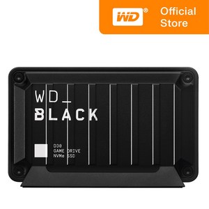 [WD대리점] WD BLACK GAME D30 2TB SSD 정품 공식인증, 블랙