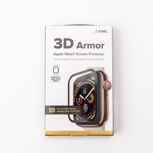 애플워치 40mm 전용 3D 아머 액정필름 커브드 엣지 스크린 보호, 1개