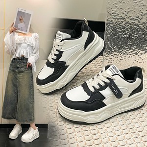 Beijie 여성용 베이지 통굽 키높이 스니커즈 캐주얼 운동화 GM-288