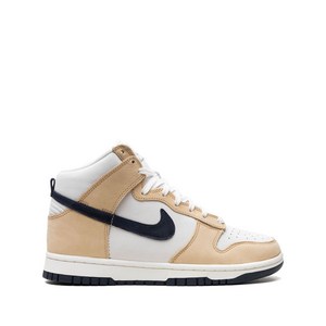 나이키 덩크 하이 PRM MF 세서미 옵시디언 스니커즈, US 11(KR 280), 베이지계열+화이트계열