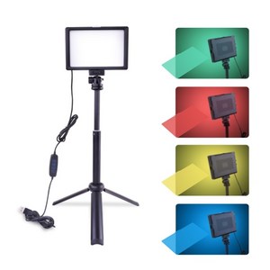 주닉스 LPL-01 라이브 방송 뷰티 조명 LED 삼각대세트