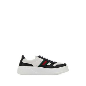 구찌 레더 스니커즈, Italy 40(KR 270), 화이트계열+블랙계열