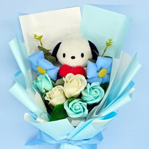 산리오 인형 꽃다발 졸업식 학예회 생일선물, 포차코