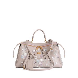 돌체앤가바나 비토리아 미디엄 자수 핸드백