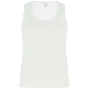 보테가 베네타 cotton-blend tank top, 화이트계열, Standard L