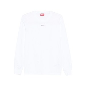 디젤 T어저스트 긴소매 티셔츠, 화이트계열, Standard L(KR 105)