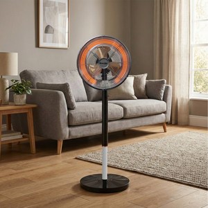 선풍기 겸용 전기히터 가정용 사무실용 공장용 산업용 영업용 업소용 공업용 LD-DA1500 듀얼에어 4계절용