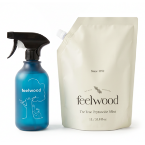 필우드 피톤치드 편백 안전한 탈취제 미국/프랑스/독일 인증, 1.5L, 1개