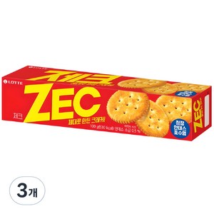 롯데웰푸드 제크 오리지널, 100g, 3개