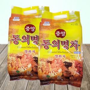 중앙 동의명차 50T X 2봉 벌크포장/전통차 한방차, 18g, 50개입, 2개