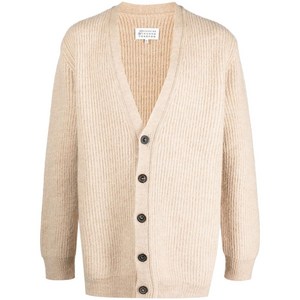 메종 마르지엘라 알파카 혼방 V넥 가디건, 베이지계열, Standard M(KR 100)