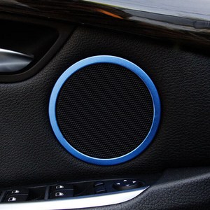 BMW 용품 5GT 도어스피커 테두리 몰딩 F07 차량 악세서리 호환, 5GT 도어스피커 블루