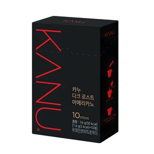 카누 다크 로스트 아메리카노 원두커피믹스, 1.6g, 10개입, 1개