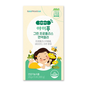 지엠팜 야미푸 그린 프로폴리스 면역젤리 15p, 300g, 1개